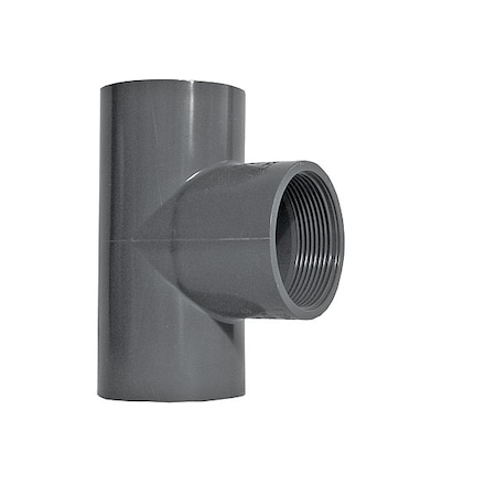 PVC, Tee, 2 in Socket, 2 in Socket MPN:302251