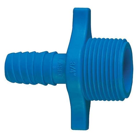 Male Adapter, 35/64 Double Helix x 3/4in MIPT In, Acetyl MPN:3400007