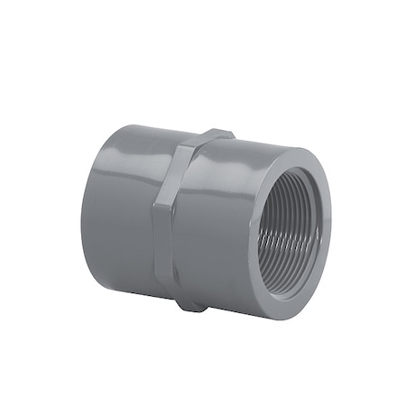 PVC, Coupling Body, 1/2 in NPT, 1/2 in NPT MPN:43000545