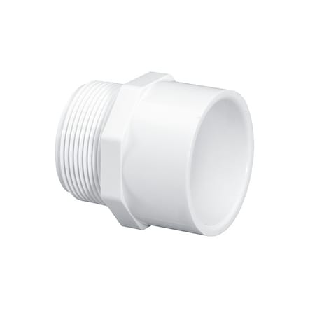 PVC, Straight, 4 in NPT, 4 in MPN:436040
