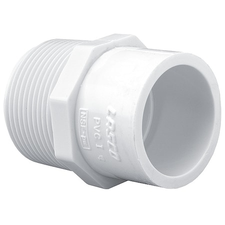 PVC, Straight, 3/4 in, 1 in NPTF MPN:436102BC