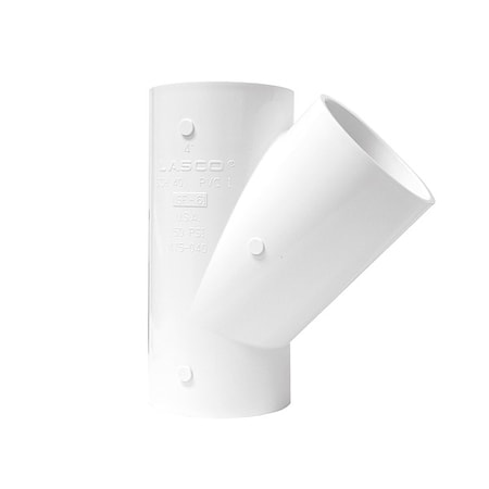 PVC, Wye, 2 in Socket, 2 in Socket MPN:475020