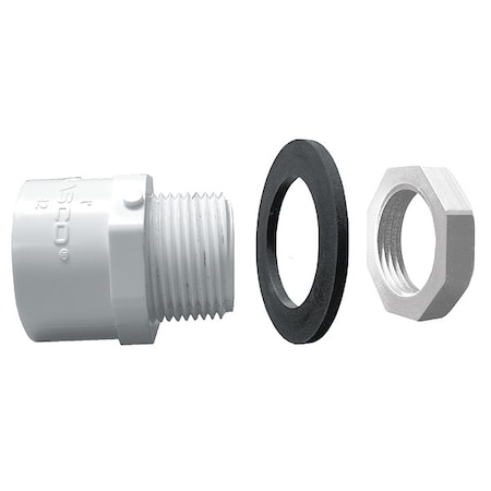 PVC, Straight, 1 in, 1 in NPT MPN:H436010