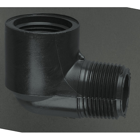 90 Elbow, Polyethylene, 1 in, NPT, SCH 40 MPN:M412010