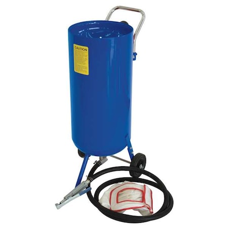 Abrasive Blaster, Press, 80lb, 65-125psi MPN:10Z914