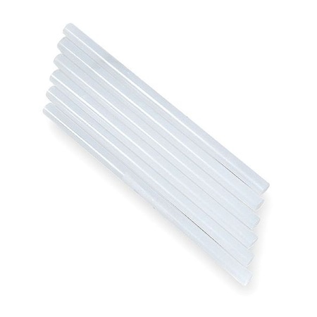 Hot Melt Glue Sticks, 7/16 in Dia, 10 in L, Clear, 100 PK MPN:4YR50