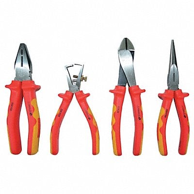Insulated Plier Set Insulated 4 Pcs MPN:1YXJ5