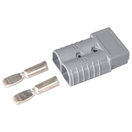 Heavy Duty Plug, Brass/Silver, 2/0 Gauge MPN:23PC32