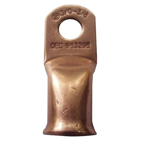 Lug, 1/0ga, 1/2 In, Copper, Crimp/Solder, PK2 MPN:23YZ03
