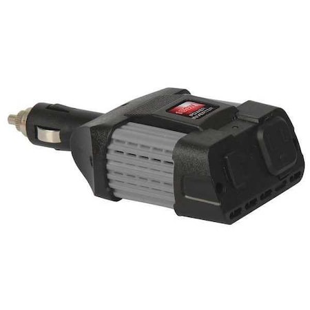 Inverter, ABS Case, 100W Nominal Output, 115V AC Output Voltage, 1 Outlets MPN:26X005