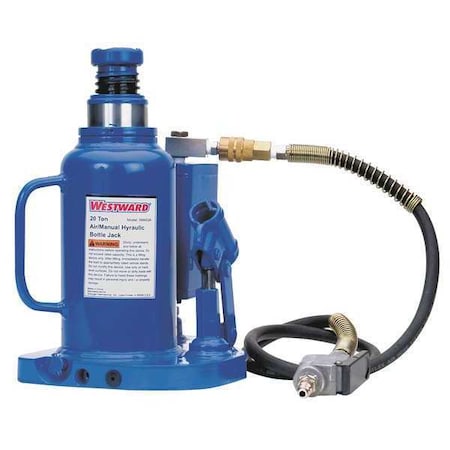 Bottle Jack, 20 Ton, 9 3/4-18 3/4 In Lift MPN:1ZKX8