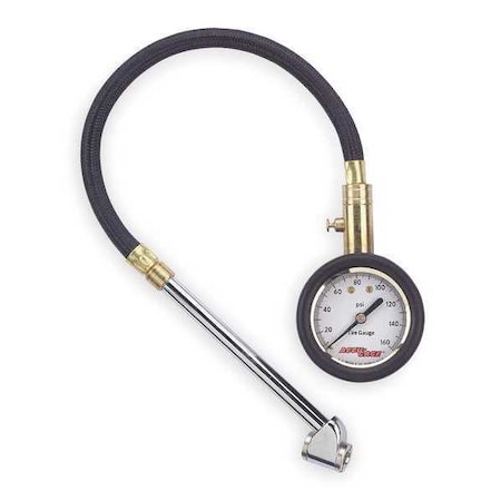 Dual Foot Tire Press Gauge, 0 to 160 psi MPN:2HKX2