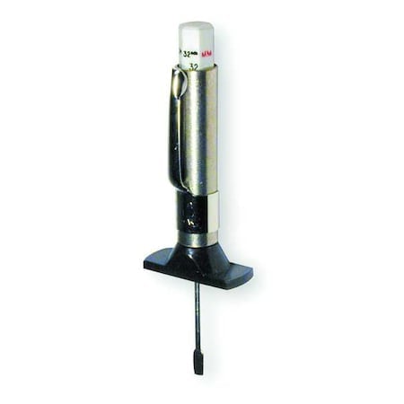 Tire Tread Depth Gauge, Pencil, 1 in Tread Dp Calibration Increments, Pocket Clip MPN:2HKY4