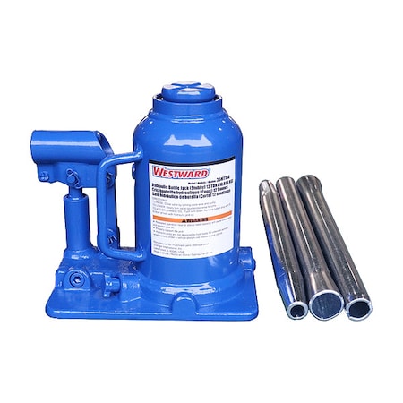 Bottle Jack, 12 Tons, 6-3/4