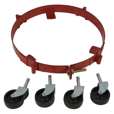 Drum Dolly, 16 gal, 14.5 in L, Red MPN:TTBDL120G