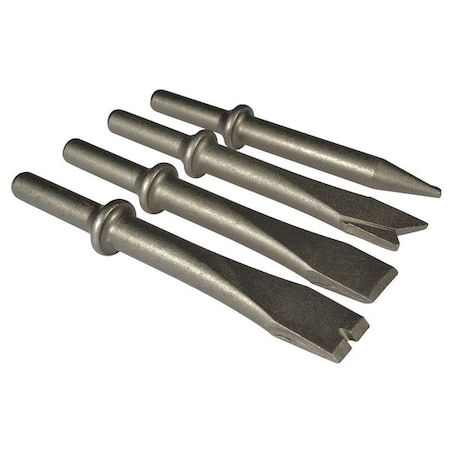 Chisel Set, Round Shank Shape, 0.401in, PK4 MPN:PN5ZL25014G