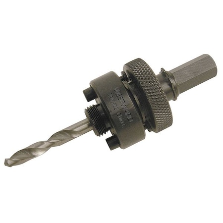 Hole Saw Arbor, Hex Shank, 5/8