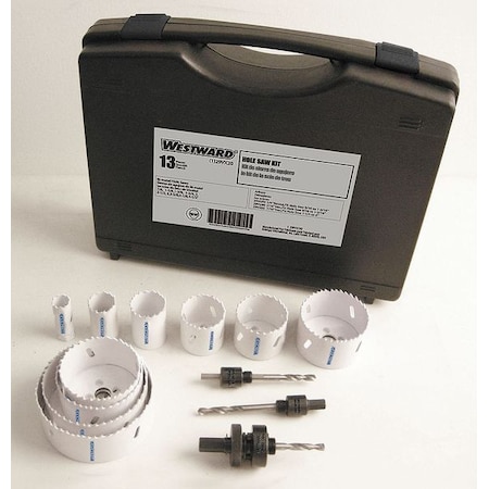 Hole Saw Master Electricians Kit, 13 pcs. MPN:29VX20