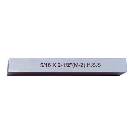 Tool Bit, HSS, 5/16 In, 2 1/2 MPN:4WZX7