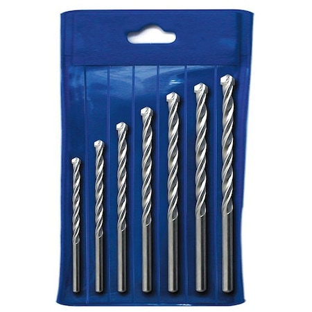 Percussion Masonry Bit Set, 7 pcs MPN:6PTC5