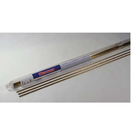 Brazing Alloy, RBCuZn-C X, 1/8 In, 1 lb. MPN:41R229