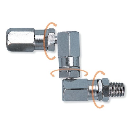 Swivel, Steel, 1/4 in, FNPT, 6, 000 psi MPN:13X062