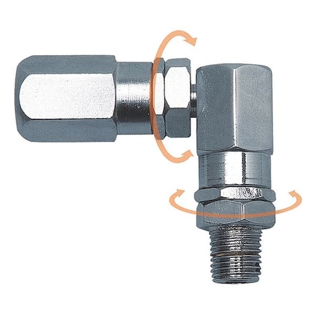 Swivel, Steel, 1/8 in, FNPT, 6, 000 psi MPN:21EM18