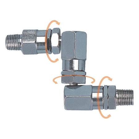 Swivel, Steel, 1/2 in, UNF, 6, 000 psi MPN:21EM20