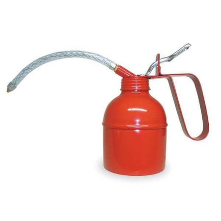 Oiler, 10 fl oz Capacity, Tin Coated Steel Sheet, Flexible Spout, 6 in Spout Length MPN:2LAJ6
