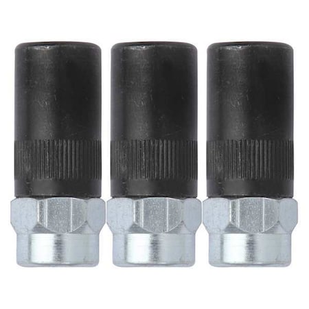 Grease Gun Coupler, Straight, 1/8