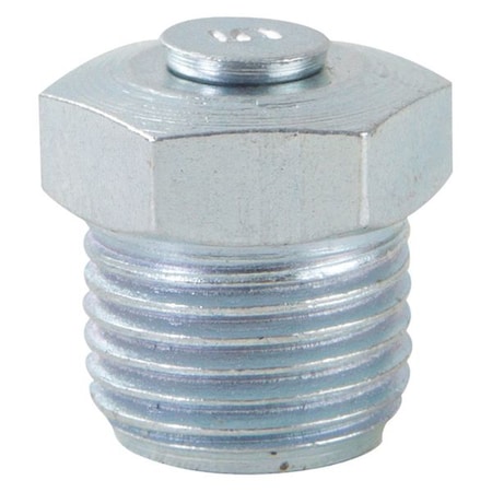 Grease Fitting, 90 Deg., Stl, 1/2
