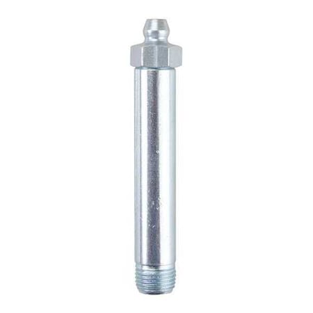 Grease Fitting, Straight, Stl, 2-5/8