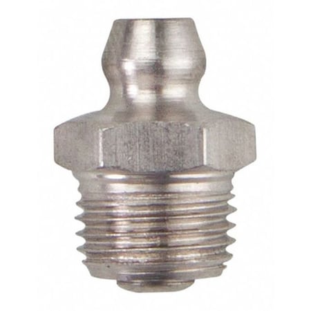Grease Fitting, Straight, SS, 21/32