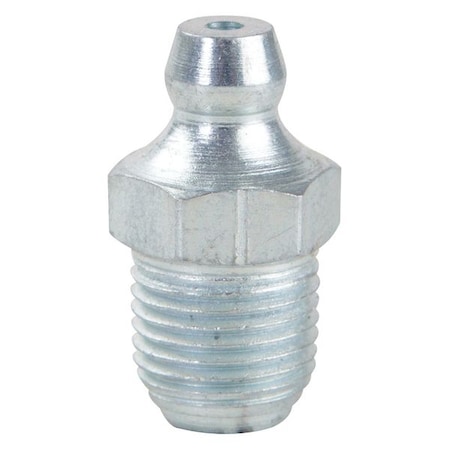 Grease Fitting, Straight, Stl, 27/32