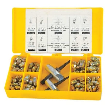 Grease Fitting and Install Kit, SAE MPN:5NUF2