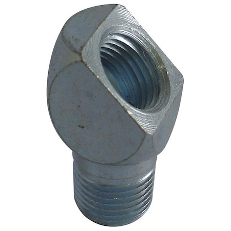 Grease Fitting Adapter, Steel, 45, PK5 MPN:5NUF7