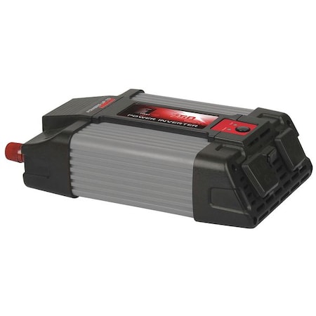 Power Inverter, Modified Sine Wave, 1, 500 W Peak, 750 W Continuous, 2 Outlets MPN:26X001