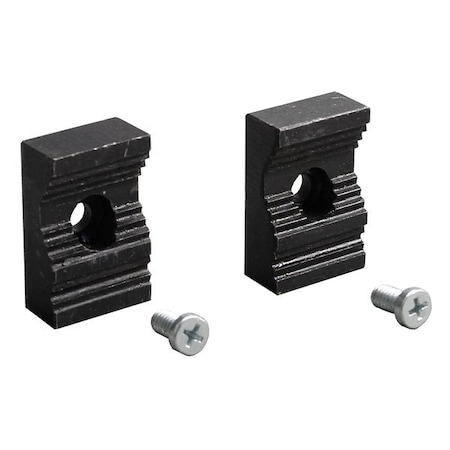 Replace.PipeJaws, Steel, Incl.2Screws, PK2 MPN:10D763