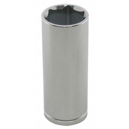 WESTWARD 1/2 in Drive, 29mm Metric Socket, 6 Points, Steel, Chrome, 29 mm MPN:10E247
