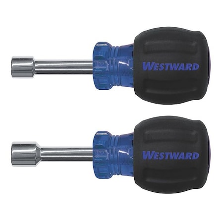 Nut Driver Set, 2 Pieces, SAE, Hollow MPN:10J250