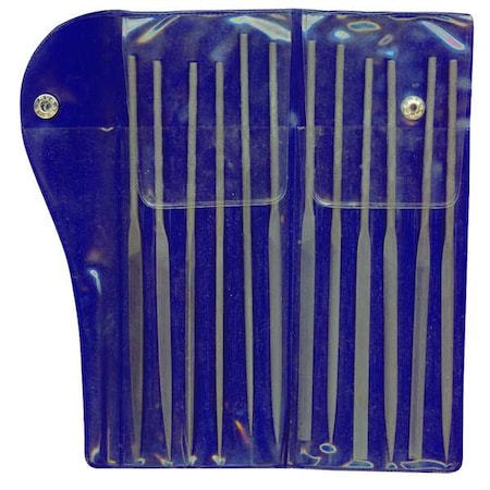 Needle File Set, 0 Cut, 7-3/16