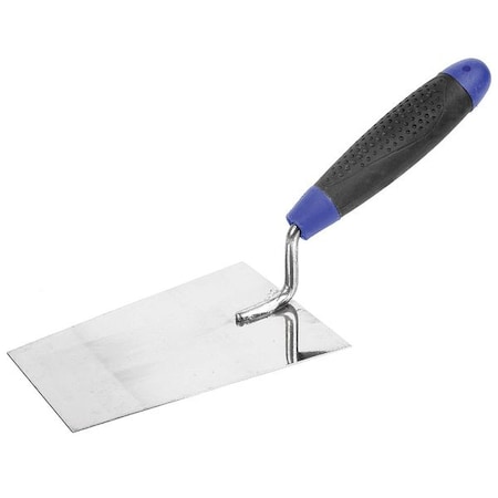 Bucket Trowel, 7 x 4-1/2, SS, SoftGrip MPN:13A652
