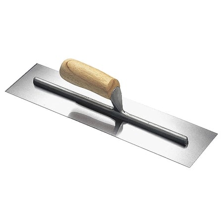 Square-End Trowel, 14inL, 4inW, CarbonSteel MPN:13A737