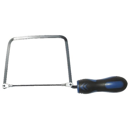 Coping Saw, 6 In L, Soft Grip, Carbide MPN:13P497