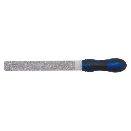 Ceramic Tile File, 12 In, Blk/Blu, SoftGrip MPN:13P553