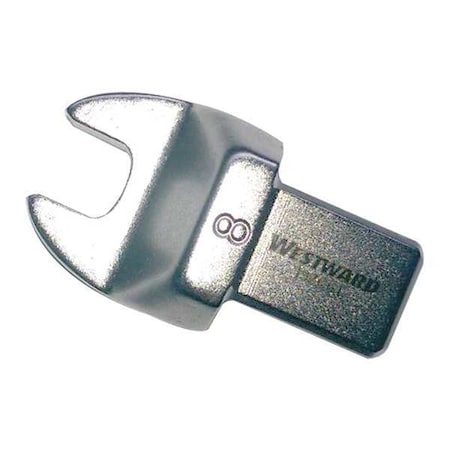 Torque Wrench Head, Open End, 8mm MPN:19ZC64
