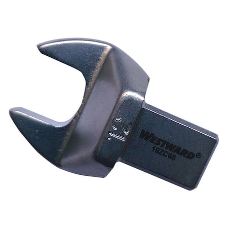 Torque Wrench Head, Open End, 12mm MPN:19ZC68