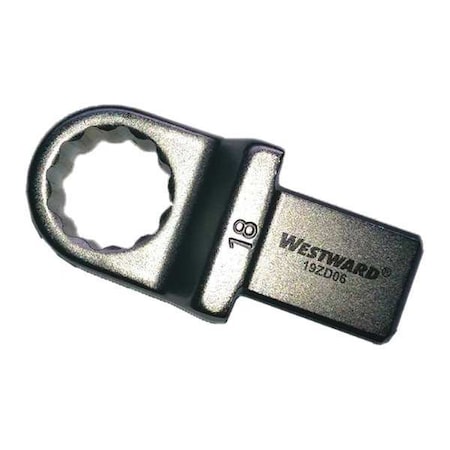 Torque Wrench Head, Box End, 18mm MPN:19ZD06