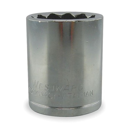 3/8 in Drive, 22mm 6 pt Metric Socket, 12 Points MPN:1EZY4