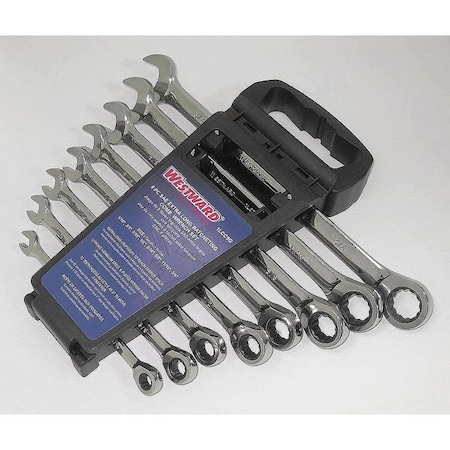 Ratcheting Wrench Set, Pieces 8 MPN:1LCC9